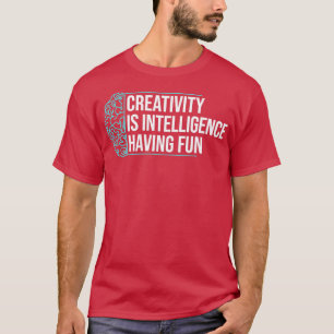Camiseta Cita de inteligencia artificial calificada creativ