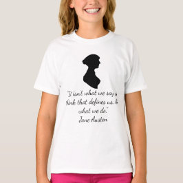 Camiseta cita de Jane Austen