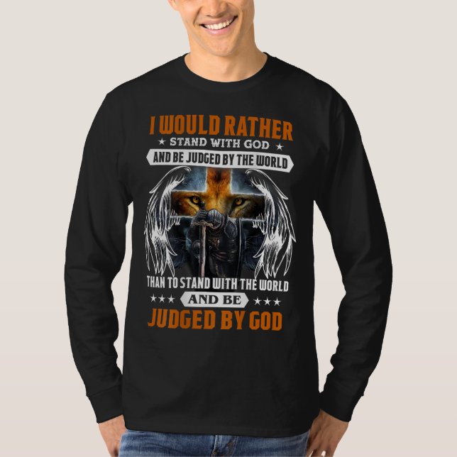 Camiseta Cita De Jesucristo De La Cruz De León De Caballero (Anverso)