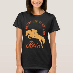 Camiseta Cita de jinete ecuestre y amazona galopando