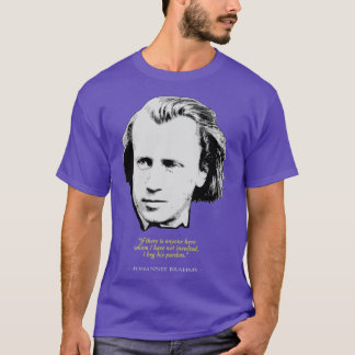 Camiseta Cita de Johannes Brahms