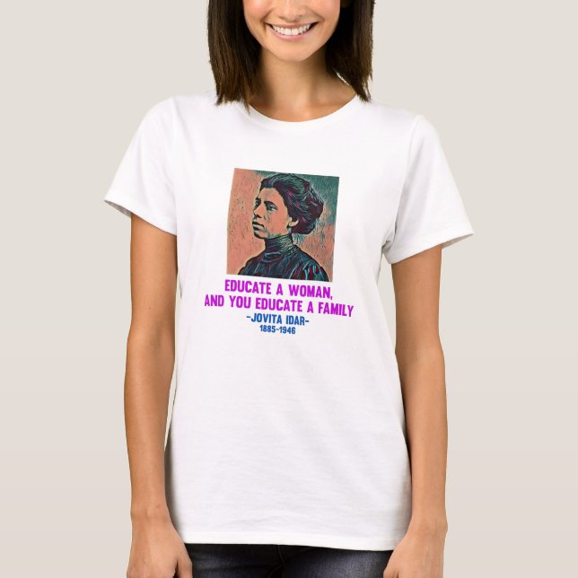 Camiseta Cita de Jovita Idar (Anverso)