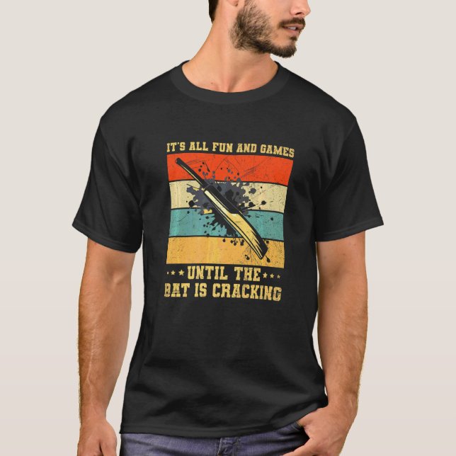 Camiseta Cita De Juego De Cricket Para Un Cricket (Anverso)