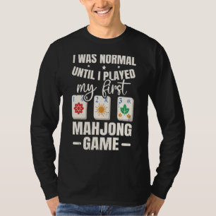Camiseta Cita De Juego De Mosaico De Mahjong Para Un Nerd D