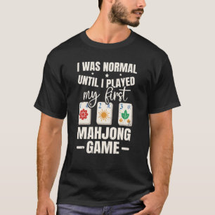 Camiseta Cita De Juego De Mosaico De Mahjong Para Un Nerd D