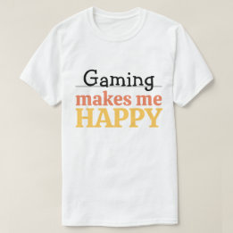 Camiseta Cita de jugador moderno vibrante: los juegos me ha