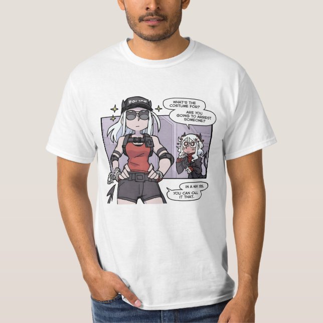 Camiseta cita de justicia helltaker (Anverso)