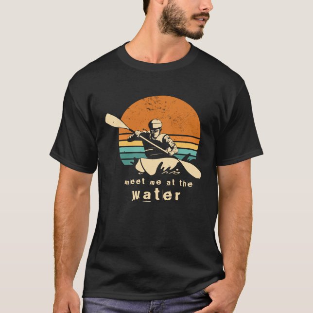 Camiseta Cita de Kayaker únete conmigo en el equipo de kaya (Anverso)
