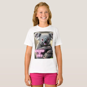 Camiseta Cita de Koala Sitting Koalafied Para Amarte
