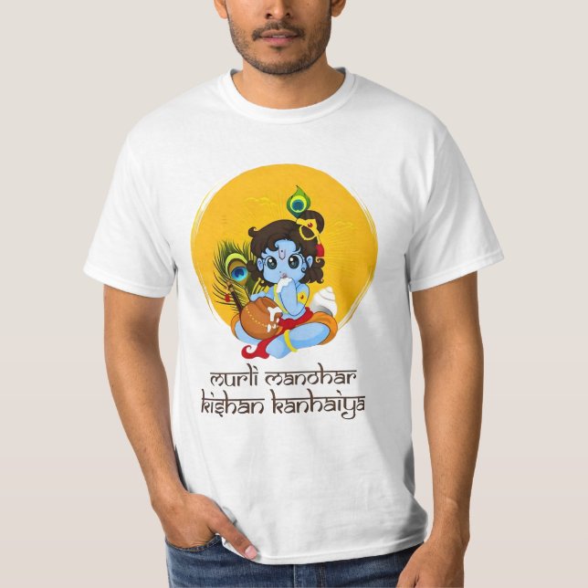 Camiseta Cita de Krishna Janmashtami (Anverso)