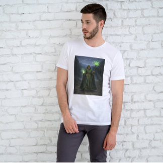 Camiseta Cita de Kyrzon - Texto Gótico de Fantasía Oscura