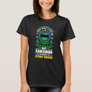 Camiseta Cita de la bandera de Zanzíbar Zanzibari Zanzibar