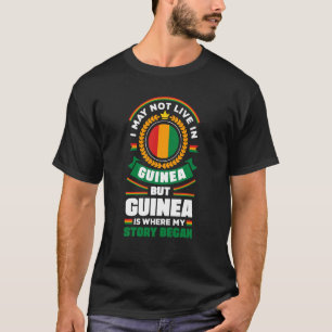 Camiseta Cita de la bandera guineana de Guinea