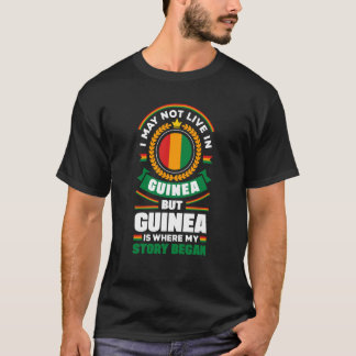 Camiseta Cita de la bandera guineana de Guinea