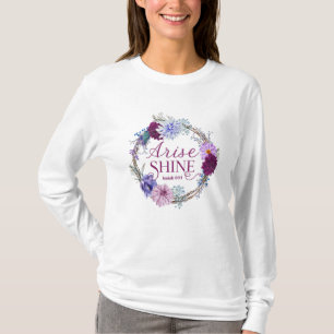 Camiseta Cita De La Biblia Arise Y Shine Isaiah 60 1