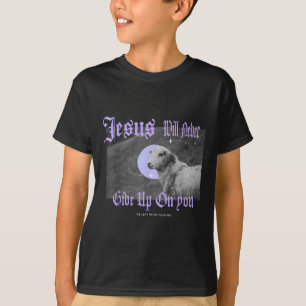Camiseta Cita de la Biblia Cristiana Carne de Cordero Jesús