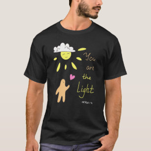 Camiseta Cita de la Biblia cristiana Matthew 514 Cita que e