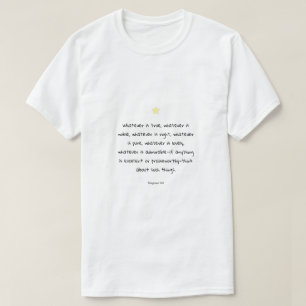 Camiseta Cita de la Biblia de la Escritura Motivacional ins