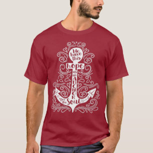 Camiseta Cita De La Biblia Esperanza Ancla El Alma Hebreos 