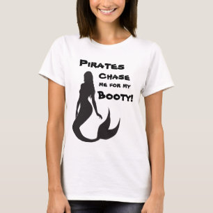 Camiseta Cita de la diversión - los piratas me persiguen
