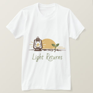 Camiseta Cita de la Luz que Devuelve la Esperanza