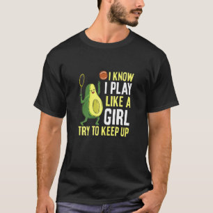 Camiseta Cita De La Pista De Tenis Femenina Para Tu Tennis