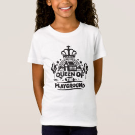 Camiseta Cita De La Reina De La Zona De Juegos Infantil