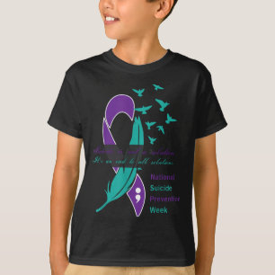 Camiseta Cita de la semana nacional de prevención del suici