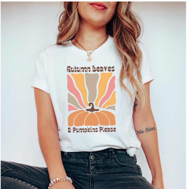 Camiseta Cita de la temporada de boho retro y de otoño (Subido por el creador)
