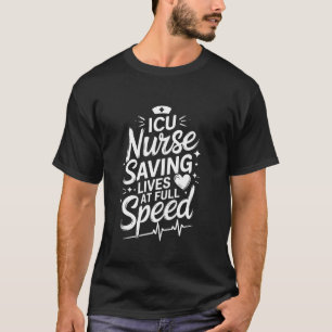 Camiseta Cita de la unidad de cuidados intensivos de la UCI