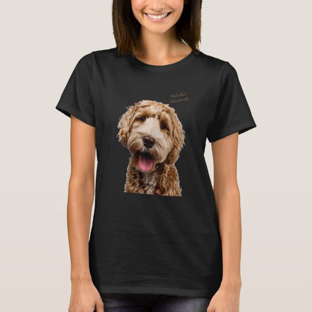 Camiseta Cita de Labradoodle australiana (Anverso)