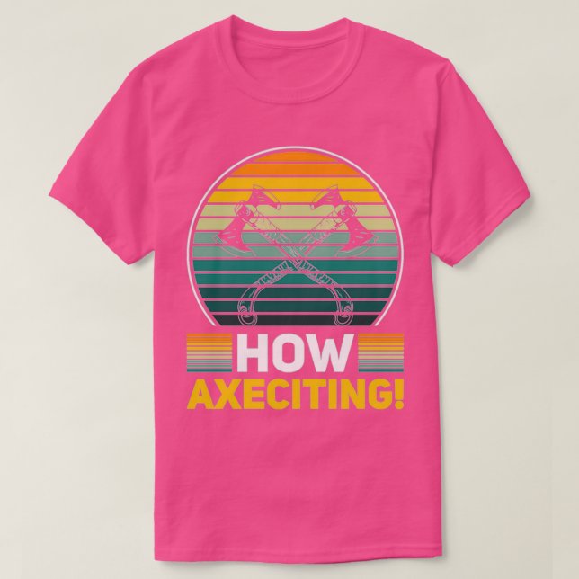 Camiseta Cita de lanzamiento Ax grande (Diseño del anverso)