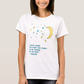 Camiseta Cita de las estrellas de Galileo