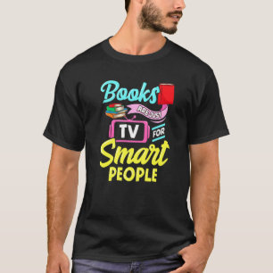 Camiseta Cita de lectura de libros para hombres inteligente
