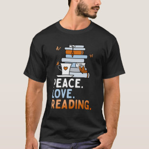 Camiseta Cita de lectura del libro de lectura de amor por l