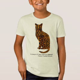 Camiseta Cita de leopardo de gatos - mau