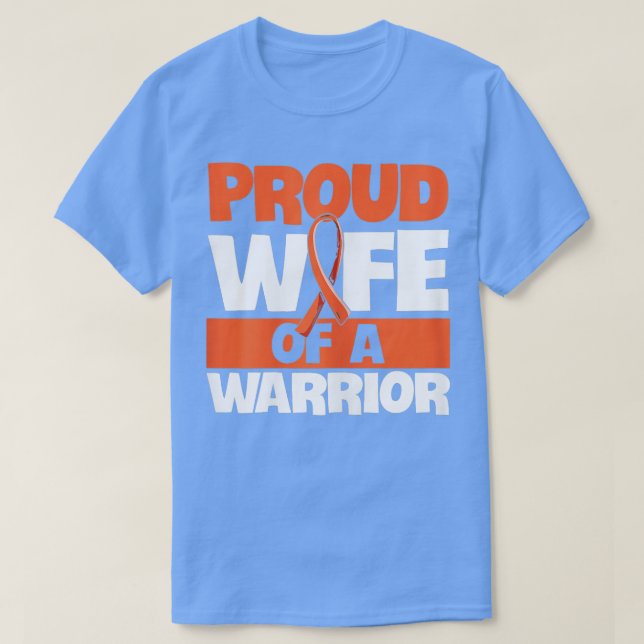 Camiseta Cita de leucemia para esposa de leucem (Diseño del anverso)