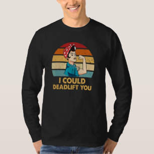 Camiseta Cita de levantamiento de la fecha límite podría re