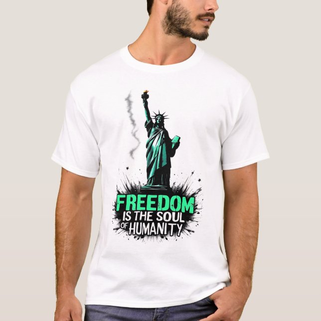 Camiseta Cita de libertad (Anverso)