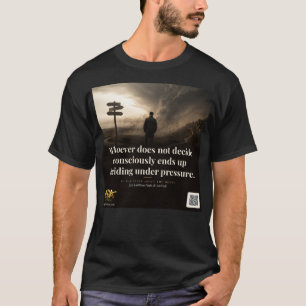 Camiseta Cita de Libro Decide Conscientemente
