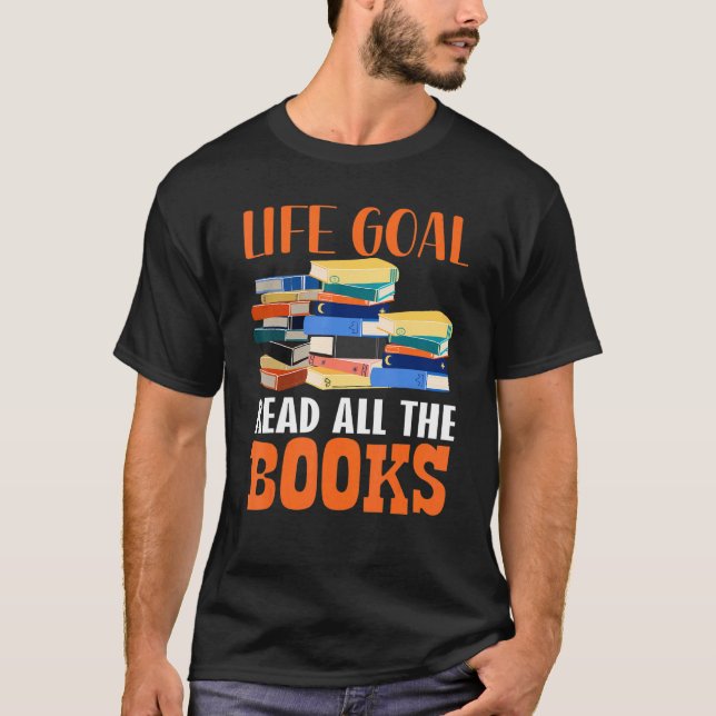 Camiseta Cita de libro Gusano de libro Pun libro Leer texto (Anverso)