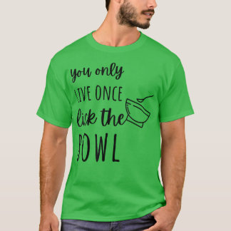 Camiseta Cita de los amantes del pan, comida y bebida de Gu