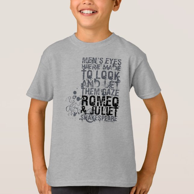 Camiseta Cita de los hombres de Romeo y de Juliet (Anverso)