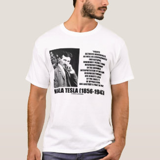 Camiseta Cita de los malentendidos de las luchas de Nikola