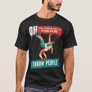 Camiseta Cita De Lucha Que Tiras Bolas Por Diversión Que Ti