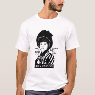 Camiseta Cita de Lucy Parsons que nunca se ha engañado