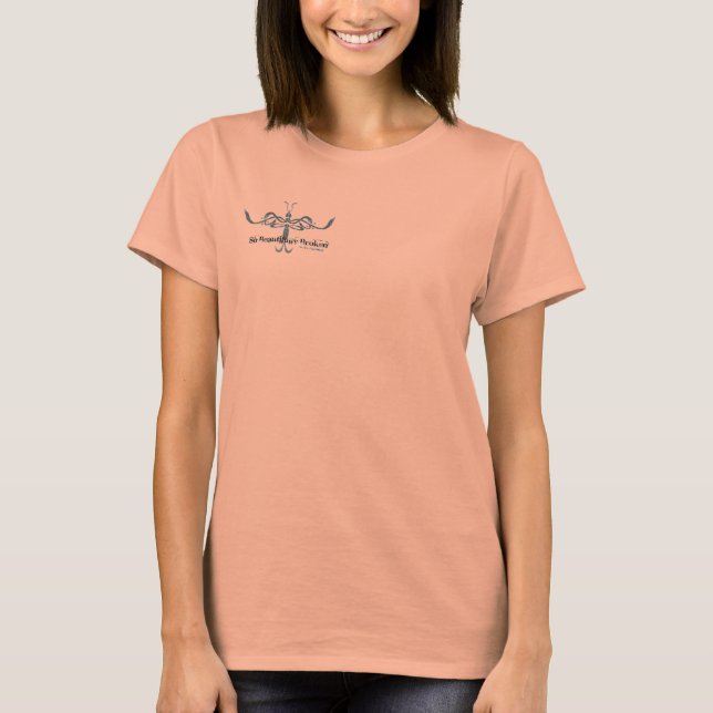 Camiseta Cita de lugares rotos y bellos (Anverso)