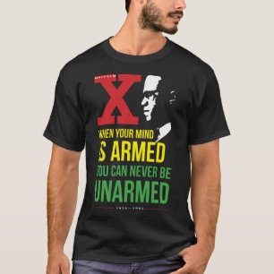 Camiseta Cita de Malcolm X Day