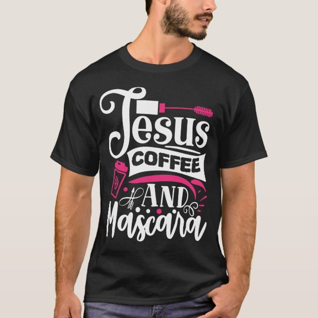 Camiseta Cita De Maquillaje De Jesús Y Mascara (Anverso)