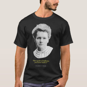Camiseta Cita de Marie Curie
